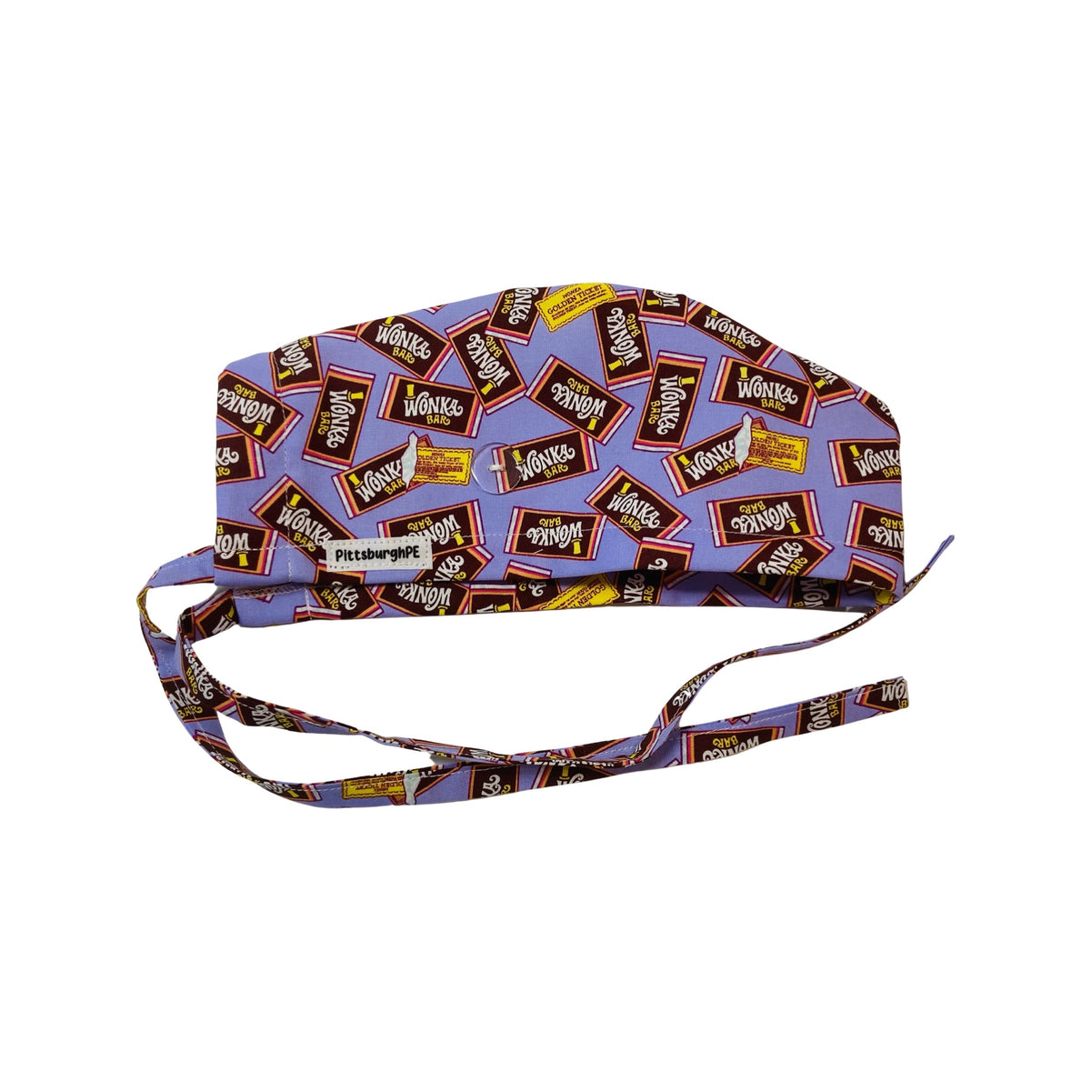 Character scrub cap (made with licensed Willy Wonka fabric) – PittsburghPE