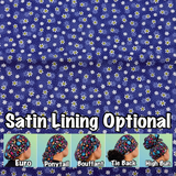 Floral. scrub cap