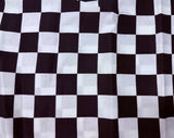 Checkered flag scrub cap