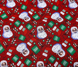 Christmas. scrub cap made with (licensed Office fabric)