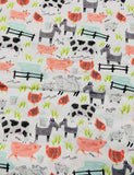 Farm animals scrub cap