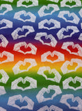 Love. and pride scrub cap
