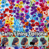 Floral scrub cap