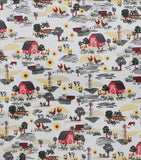 Farm. Animals scrub cap