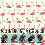 Flamingos scrub cap