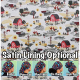 Farm. Animals scrub cap