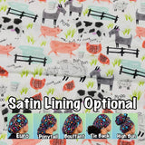 Farm animals scrub cap