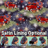 4th. of July patriotic scrub cap