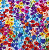 Floral scrub cap