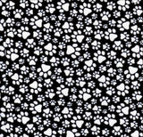 Paw prints scrub cap