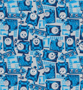 Character scrub cap ( made with licensed Thomas the train fabric)