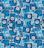 Character scrub cap ( made with licensed Thomas the train fabric)