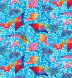 Manta ray scrub cap