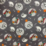 Character scrub cap (made with licensed Nightmare Before Christmas fabric)