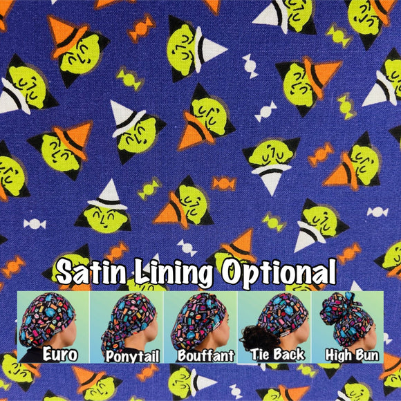 Halloween scrub cap