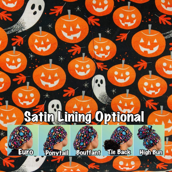 Halloween scrub cap