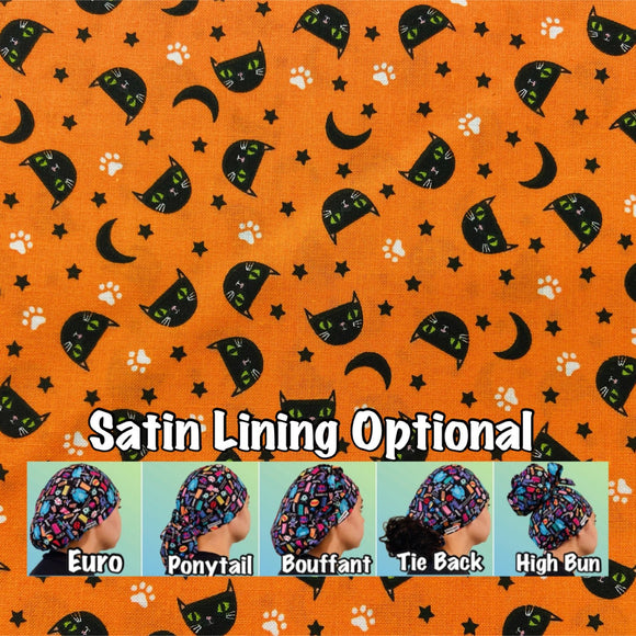 Halloween scrub cap