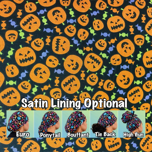 Halloween scrub cap