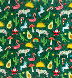 Christmas. scrub cap