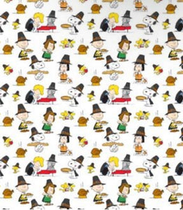 Character. scrub cap (made with licensed Charlie Brown fabric)