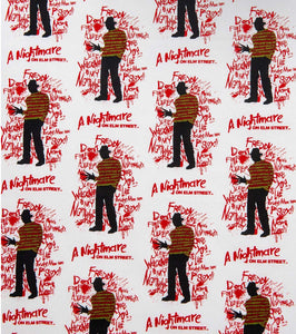 Character. scrub cap (made with licensed Freddy Krueger fabric)