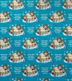 Character. scrub cap (made with licensed Elf fabric)