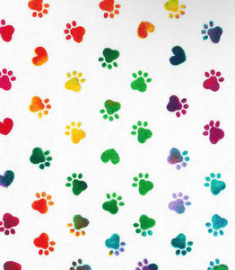 Paws. and bones scrub cap