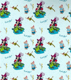 Character. scrub cap (made with licensed Peter Pan fabric)