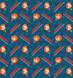 Character scrub cap (made with licensed Chucky fabric)