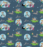 Character scrub cap (made with licensed Jetsons fabric)