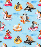Pool. pups scrub cap