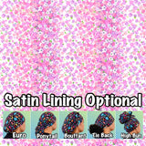 Floral. scrub cap