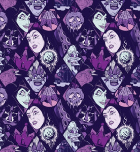 Character scrub cap (made with licensed Disney Villain fabric)