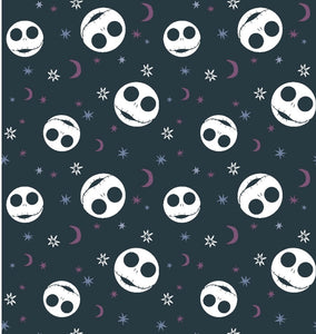 Character scrub cap (made with licensed Nightmare Before Christmas fabric)