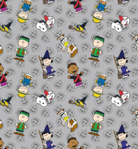 Halloween scrub cap ( made with licensed Snoopy fabric)