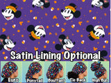 Halloween scrub cap ( made with licensed Disney fabric)