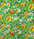 Raccoons. and food scrub cap