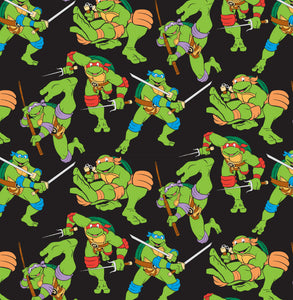 Character scrub cap (made with licensed Ninja Turtle fabric)