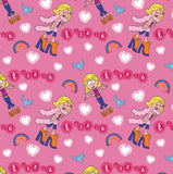 Character. scrub cap (made with licensed Lizzie McGuire fabric)