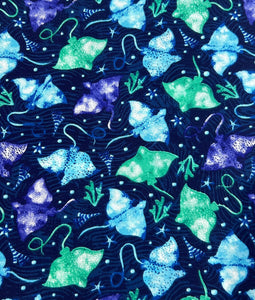 Manta. ray scrub cap
