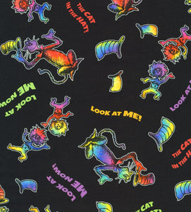 Character. scrub cap (made with licensed Dr Seuss fabric)