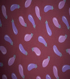 Eggplant. scrub cap