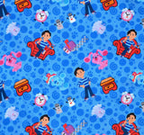 Character. scrub cap (made with licensed Blue’s clues fabric)