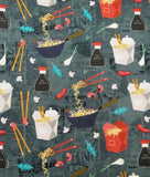 Chinese. food scrub cap