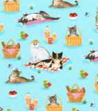 Cats. scrub cap