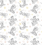 Character. scrub cap (made with licensed Mickey fabric)