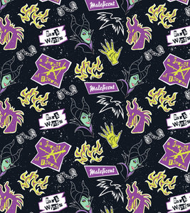 Character. scrub cap (made with licensed Disney Villain fabric)