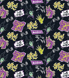 Character. scrub cap (made with licensed Disney Villain fabric)