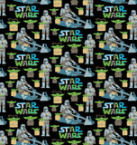 Character. scrub cap (made with licensed Star Wars fabric)