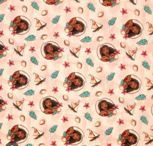 Character. scrub cap (made with licensed Moana fabric)